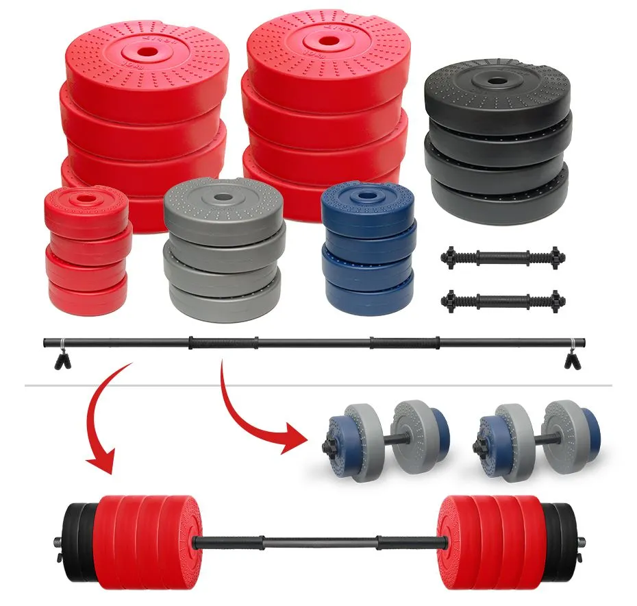 Iron Sport set Tegovi 122kg i 2+1 šipka