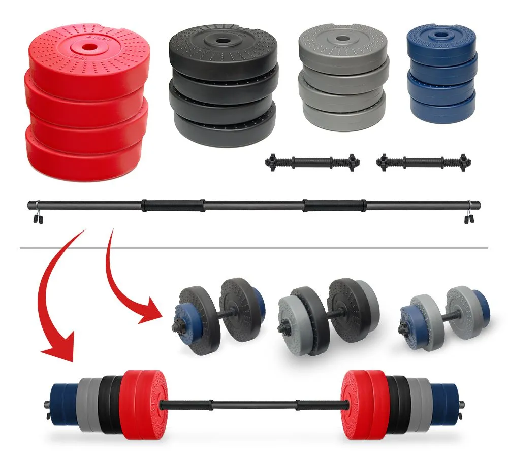 Iron Sport set Tegovi 82kg tegova i 2+1 šipka