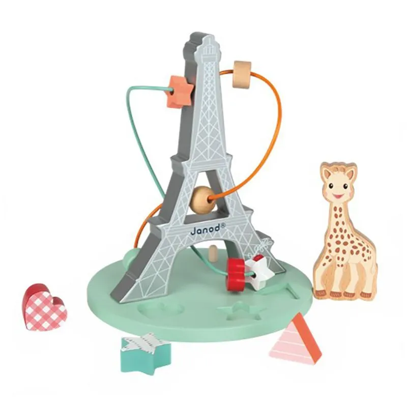 JANOD Drveni lavirint  Sophie la Girafe