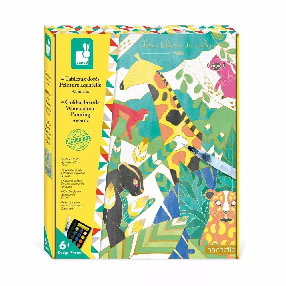 JANOD Kreativni set Akvarelne slike Životinje