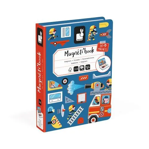JANOD Kutija sa magnetima Magnetibook vatrogasci