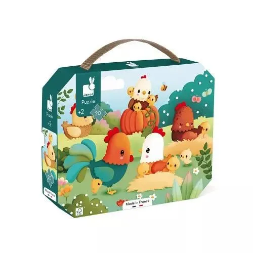 JANOD Puzzle za decu Farma - 20 delova