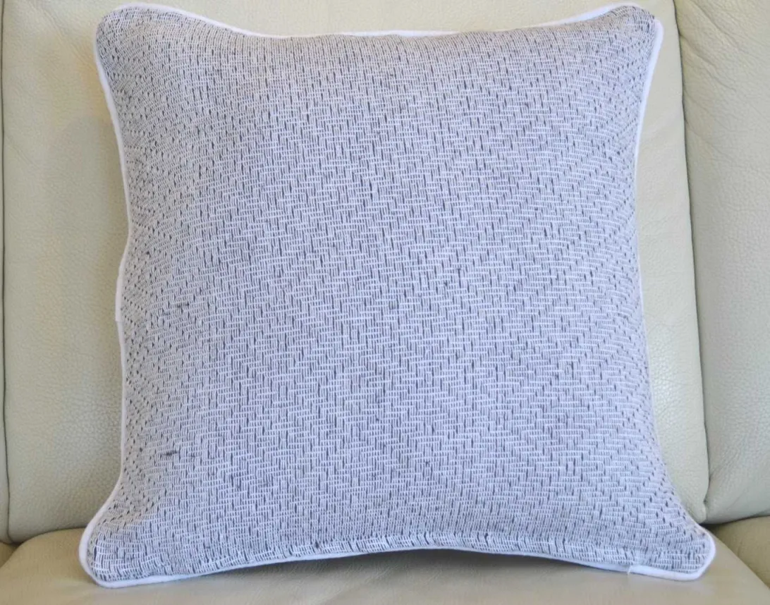 Jastučnica Diamond 40x40 -belo/siva