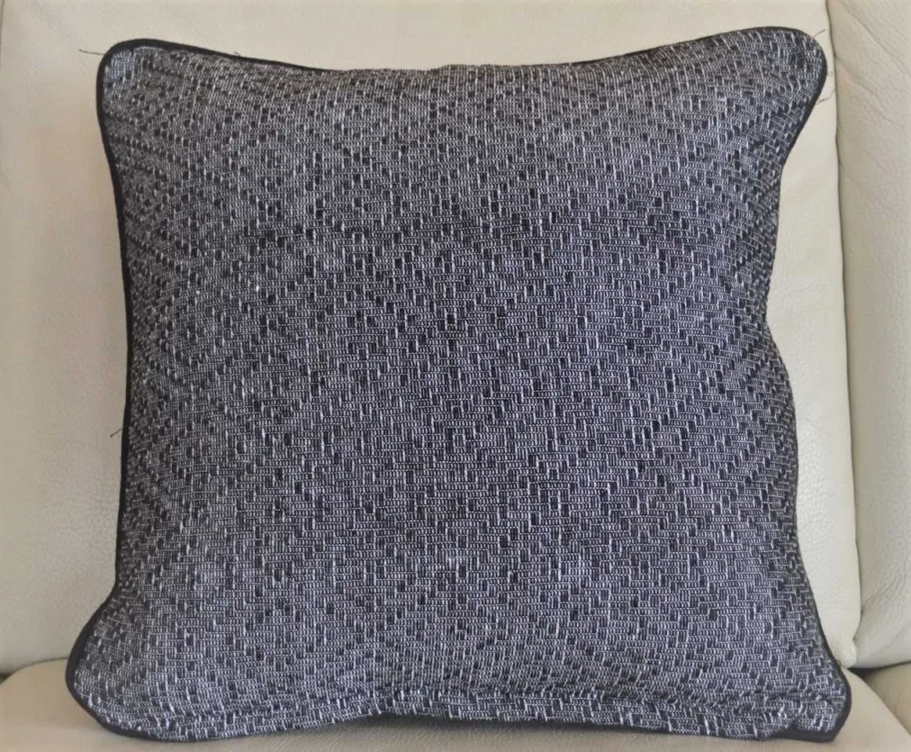 Jastučnica Diamond 40x40 -crno/bela