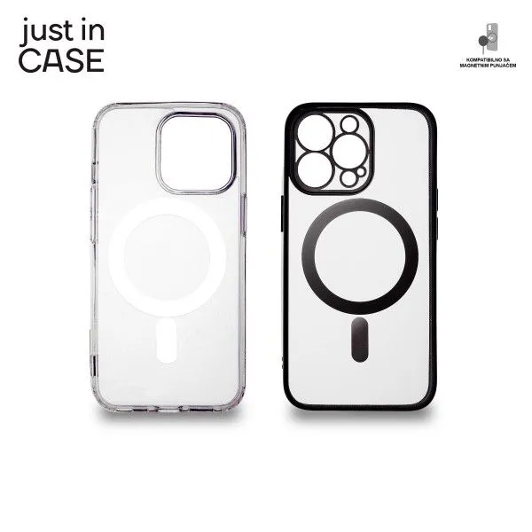 JUST IN CASE 2u1 Extra case MAG MIX paket crni za iPhone 13 Pro