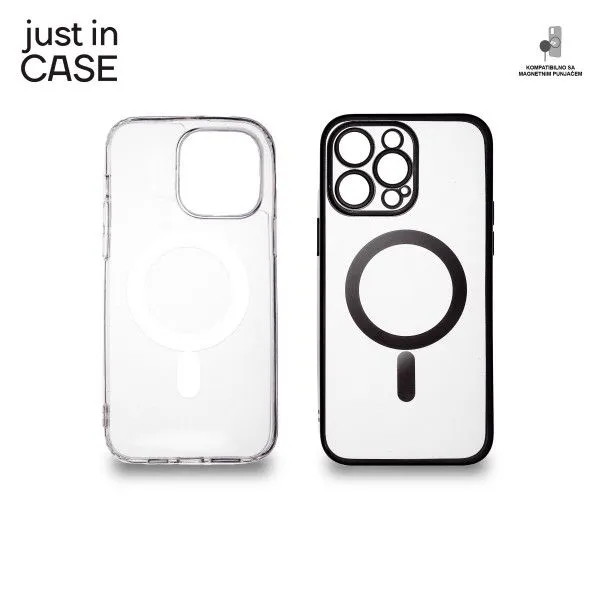JUST IN CASE 2u1 Extra case MAG MIX paket crni za iPhone 14 Pro Max