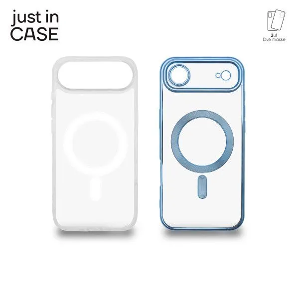 JUST IN CASE 2u1 Extra case MAG MIX paket maski za iPhone 17 Air/ plava