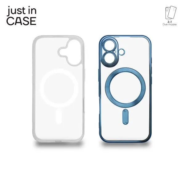 JUST IN CASE 2u1 Extra case MAG MIX paket maski za iPhone 17/ plava