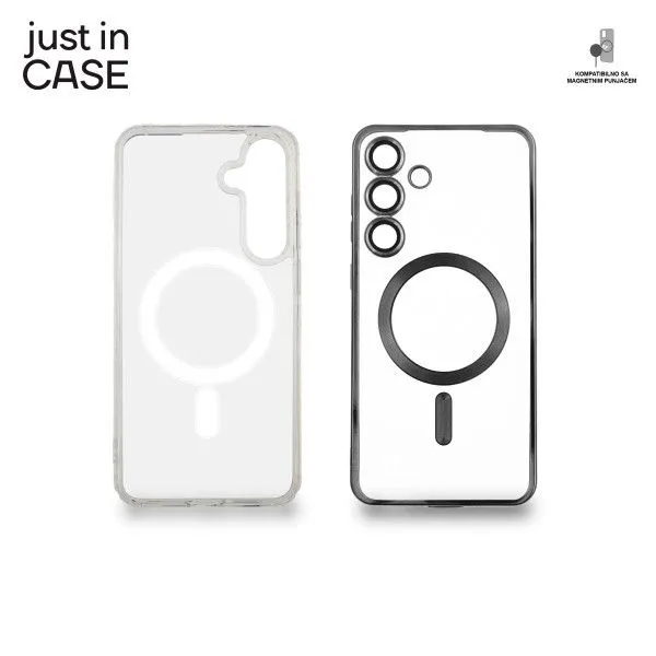 JUST IN CASE 2u1 Extra case MAG MIX paket maski za Samsung S25 Plus/ crna