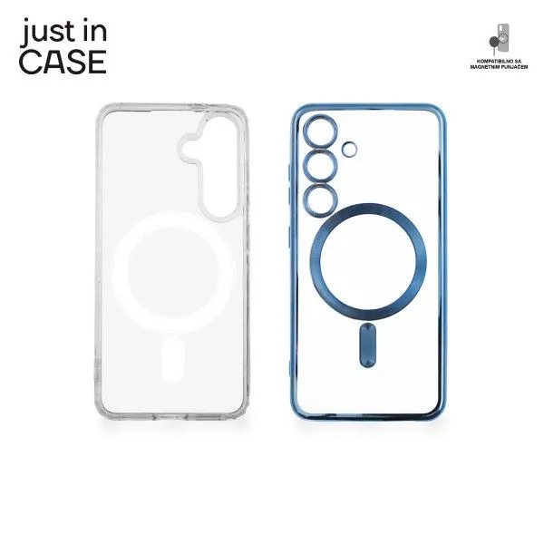 JUST IN CASE 2u1 Extra case MAG MIX paket maski za Samsung S25/ plava