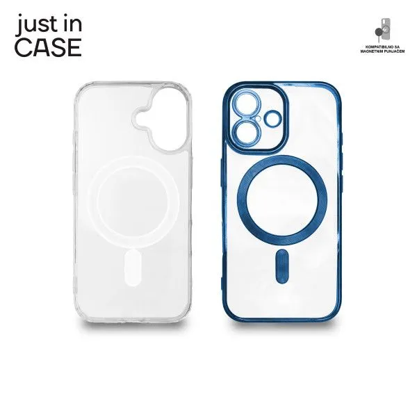JUST IN CASE 2u1 Extra case MAG MIX paket za iPhone 16/ plava