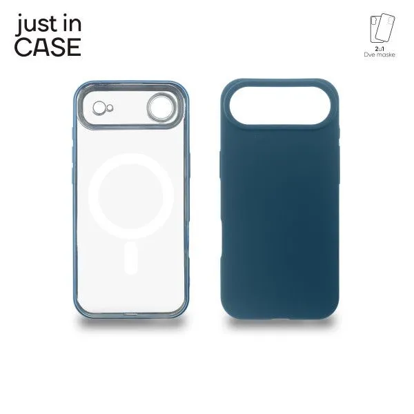 JUST IN CASE 2u1 Extra case MAG MIX PLUS paket maski za iPhone 17 Air/ plava