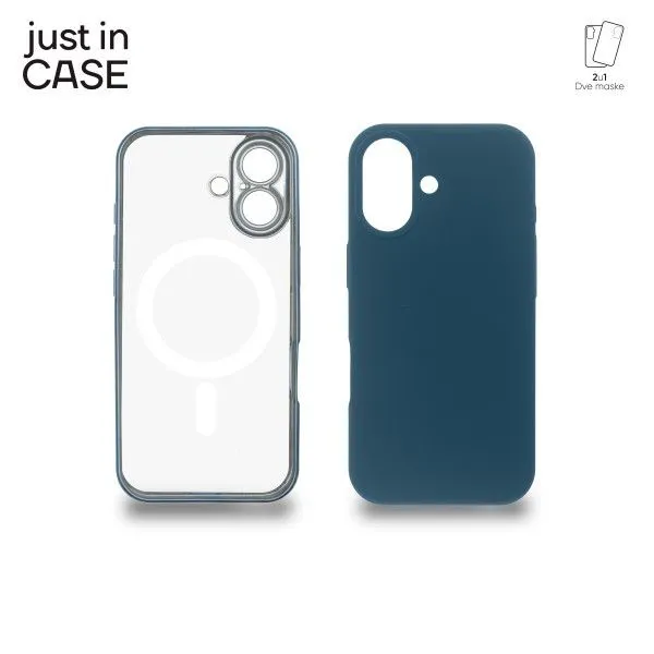 JUST IN CASE 2u1 Extra case MAG MIX PLUS paket maski za iPhone 17/ plava