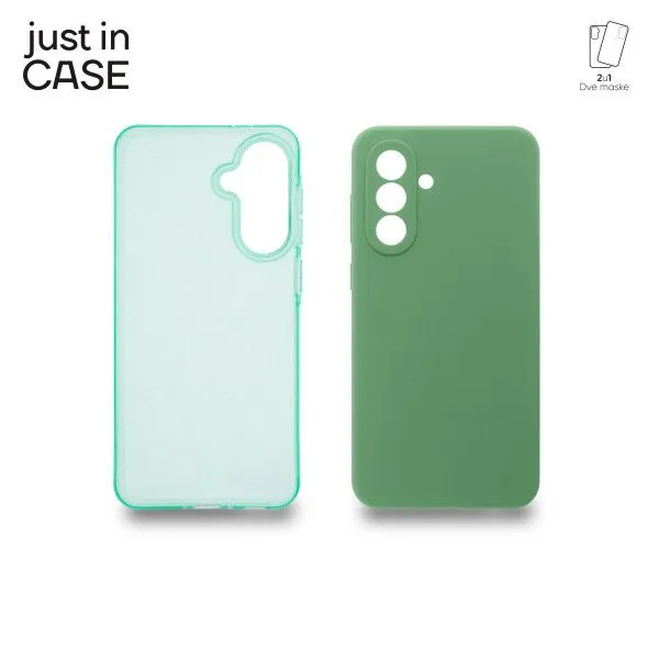 JUST IN CASE 2u1 Extra case MIX paket maski za Samsung A56/ zelena