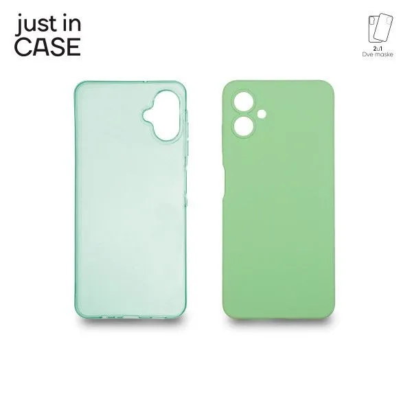 JUST IN CASE 2u1 Extra case MIX paket maski za Samsung Galaxy A06/ zelena