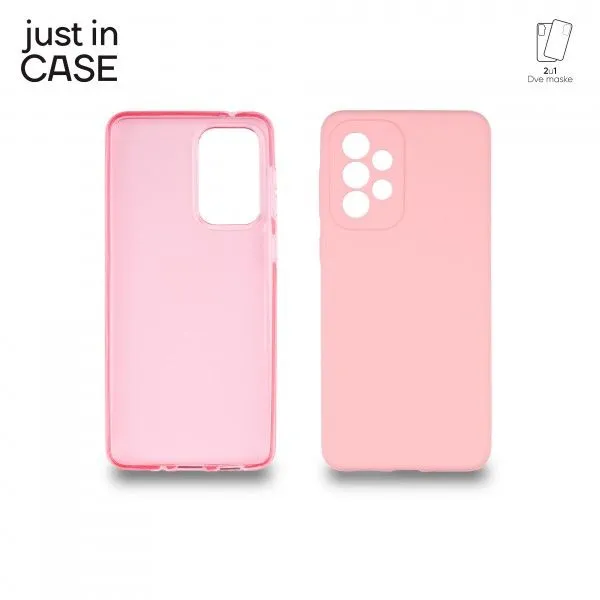 JUST IN CASE 2u1 Extra case MIX paket pink za A33 5G