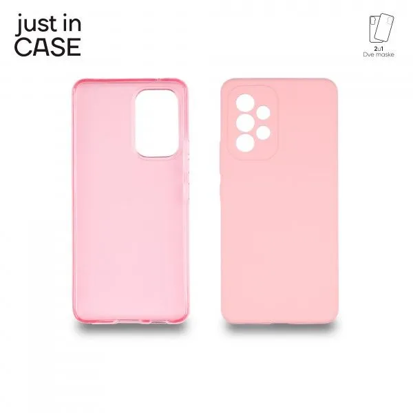 JUST IN CASE 2u1 Extra case MIX paket pink za A53 5G