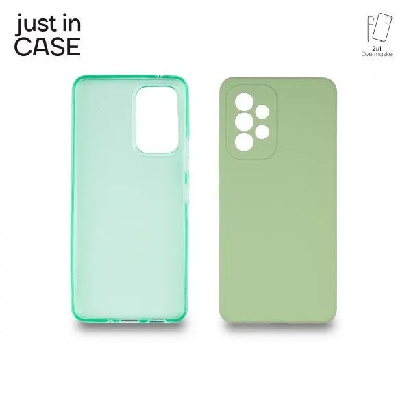 JUST IN CASE 2u1 Extra case MIX paket zeleni za A53 5G