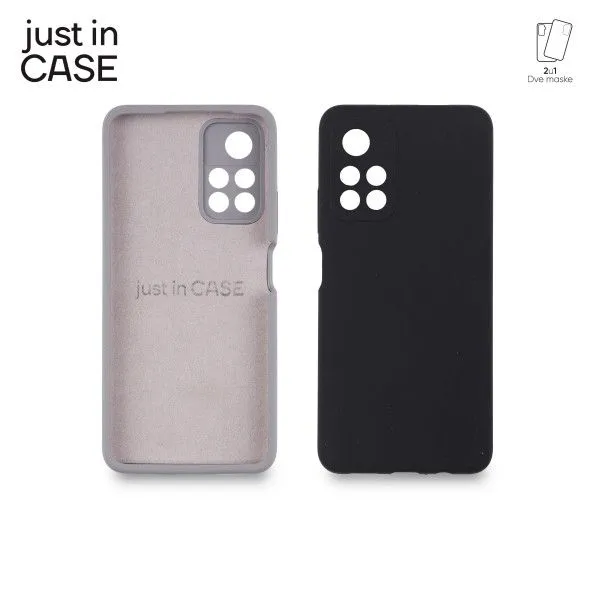 JUST IN CASE 2u1 Extra case MIX PLUS paket crni za Redmi Note 11s 5G