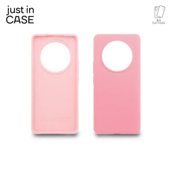 JUST IN CASE 2u1 Extra case MIX PLUS paket maski za Honor Magic 7 Lite/ roza
