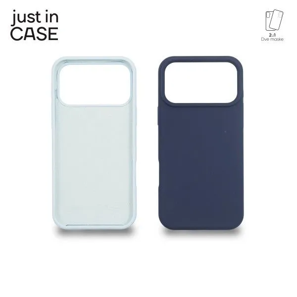 JUST IN CASE 2u1 Extra case MIX PLUS paket maski za iPhone 17 Pro Max/ plava