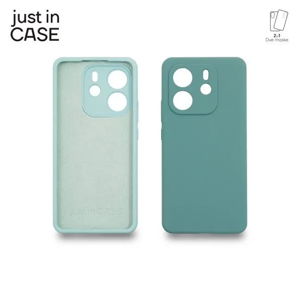 JUST IN CASE 2u1 Extra case MIX PLUS paket maski za Redmi Note 14/ zelena