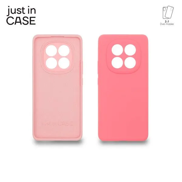 JUST IN CASE 2u1 Extra case MIX PLUS paket maski za Redmi Note 14 Pro+ 5G/ roza