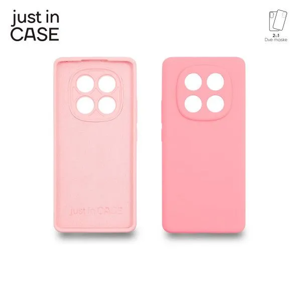 JUST IN CASE 2u1 Extra case MIX PLUS paket maski za Redmi Note 14 Pro 4G/ roza