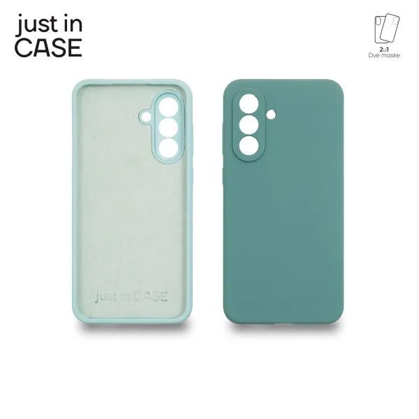 JUST IN CASE 2u1 Extra case MIX PLUS paket maski za Samsung A56/ zelena