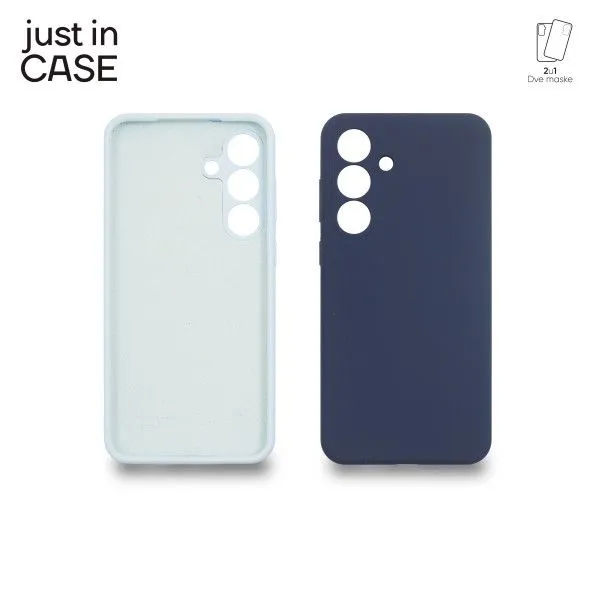 JUST IN CASE 2u1 Extra case MIX PLUS paket maski za Samsung S25FE/ plava