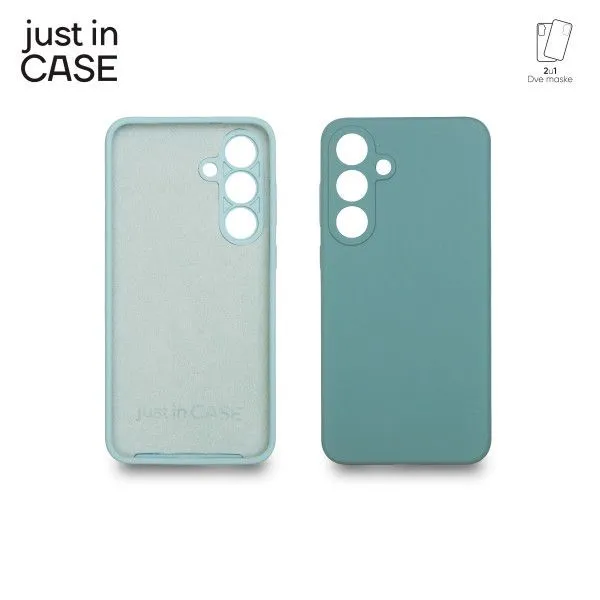 JUST IN CASE 2u1 Extra case MIX PLUS paket maski za Samsung S25 Plus/ zelena