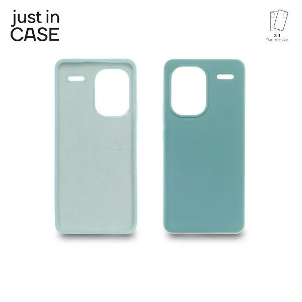 JUST IN CASE 2u1 Extra case MIX PLUS paket maski za telefon Redmi Note 13 Pro+ 5G/ zelena