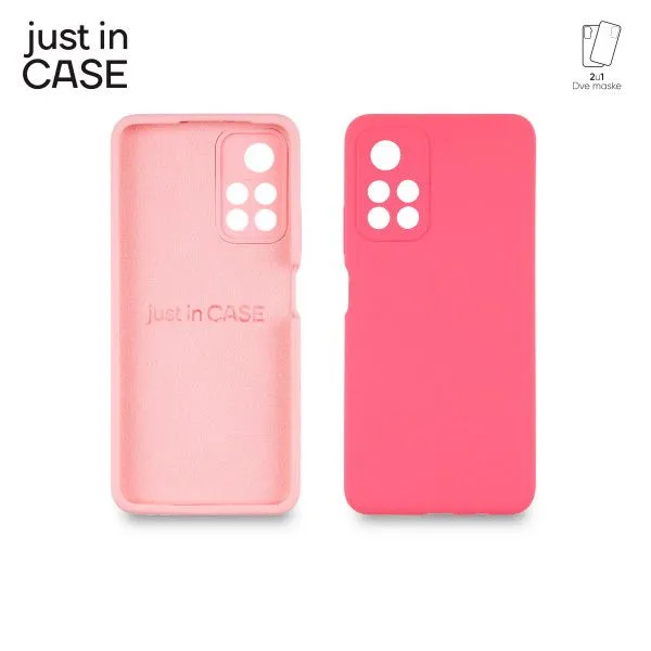 JUST IN CASE 2u1 Extra case MIX PLUS paket pink za Redmi Note 11s 5G