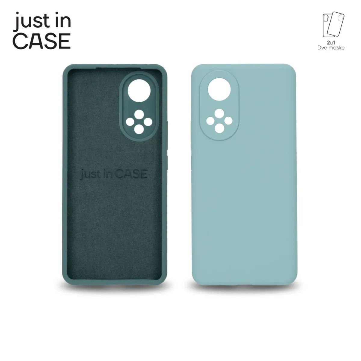 JUST IN CASE 2u1 Extra case MIX PLUS paket zeleni za Honor 50