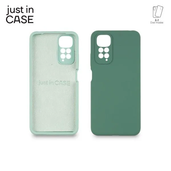 JUST IN CASE 2u1 Extra case MIX PLUS paket zeleni za Redmi Note 11