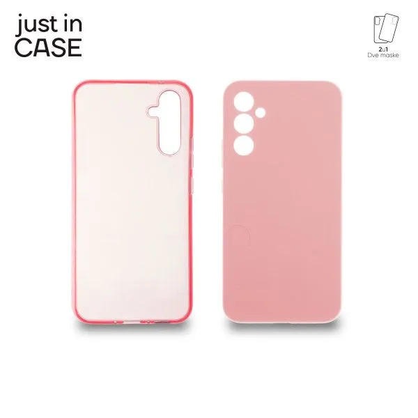 JUST IN CASE 2u1 Extra case MIX za A34 4G/5G, roze