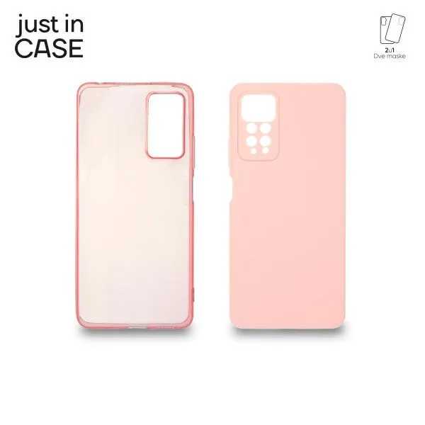 JUST IN CASE 2u1 Extra case MIX za Redmi Note 12 Pro/ roza