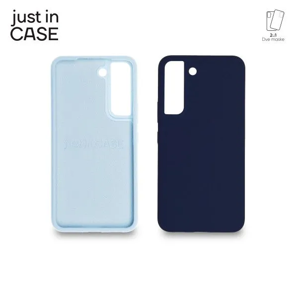 JUST IN CASE 2u1 Extra case MIX za S22/ teget/baby plava