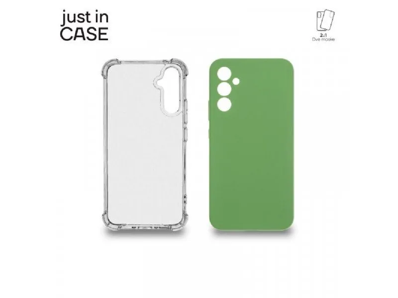 JUST IN CASE Futrola 2u1 Extra case MIX paket maski za A34 5G/ zelena