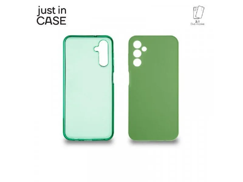 JUST IN CASE Futrola 2u1 Extra case MIX paket maski za Samsung Galaxy A14 4G/ zelena