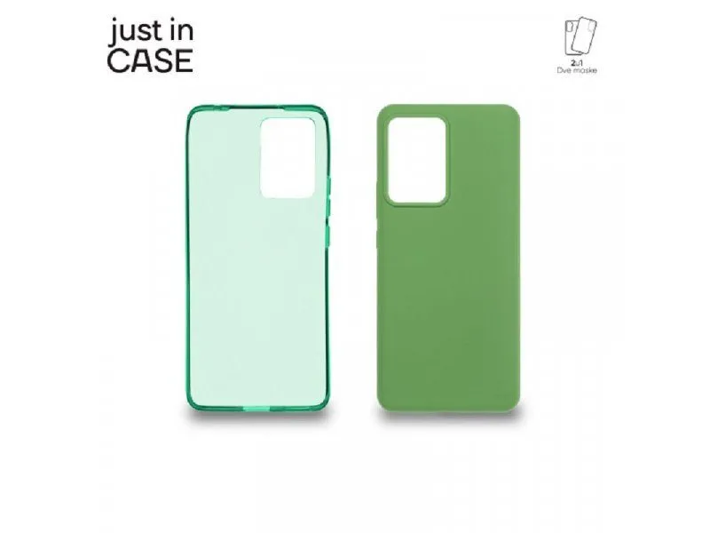 JUST IN CASE Futrola 2u1 Extra case MIX paket maski za Xiaomi 13 Lite/zelena