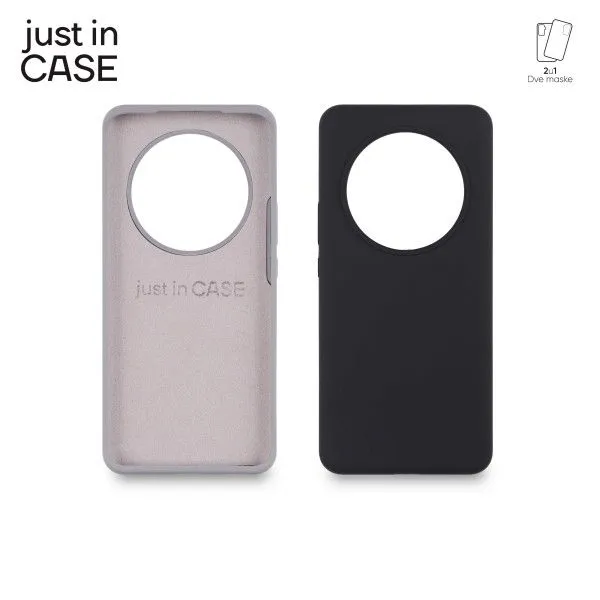 JUST IN CASE Maska 2u1 Extra case MIX PLUS za Honor Magic 4 Pro/ siva/crna