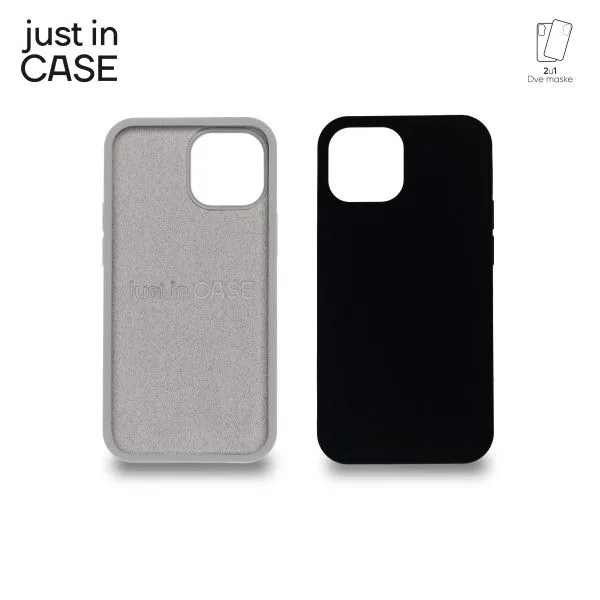 JUST IN CASE Maska 2u1 Extra case MIX PLUS za iPhone 13 MINI/ crna