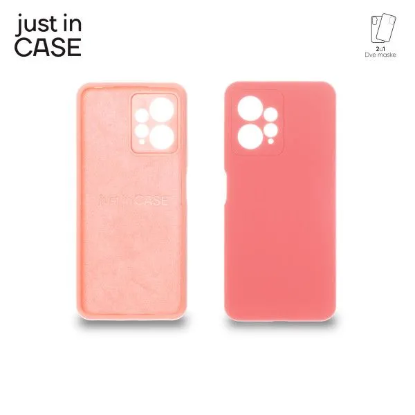 JUST IN CASE Maska 2u1 Extra case MIX PLUS za Redmi Note 12/ roza