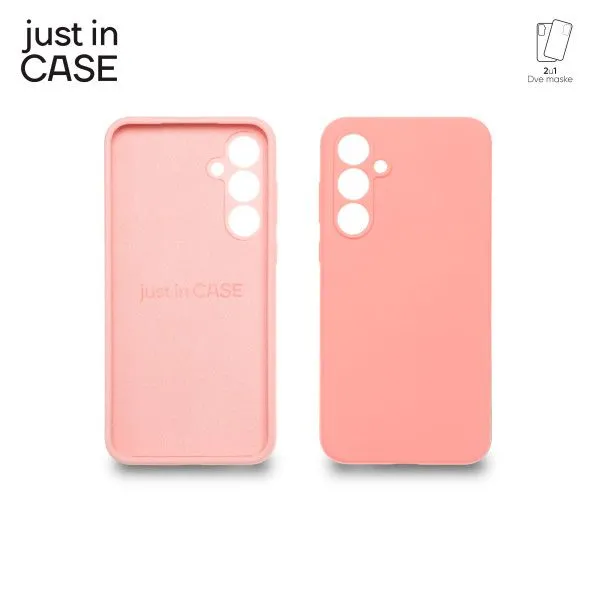 JUST IN CASE Maska 2u1 Extra case MIX PLUS za Samsung Galaxy A55/ roza