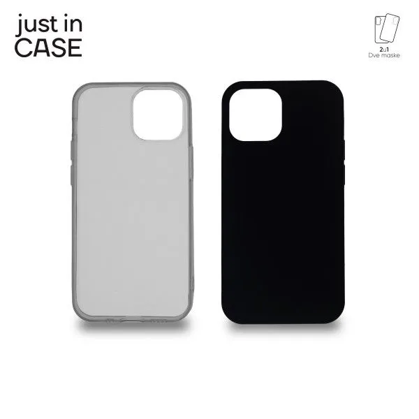 JUST IN CASE Maska 2u1 Extra case MIX za iPhone 13 MINI, crna