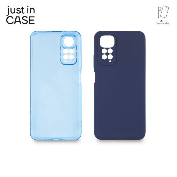 JUST IN CASE Maska 2u1 Extra case MIX za Redmi Note 11/ plava