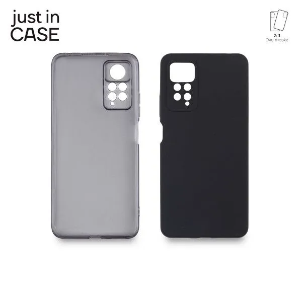 JUST IN CASE Maska 2u1 Extra case MIX za Redmi Note 11 pro/ crna