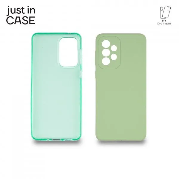 JUST IN CASE Maska 2u1 Extra case MIX za Samsung A33 5G/ zelena