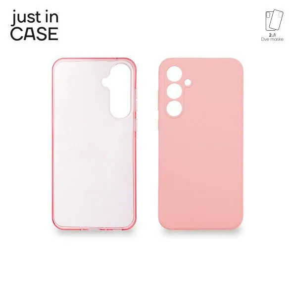 JUST IN CASE Maska 2u1 Extra case MIX za Samsung Galaxy A35/ roza